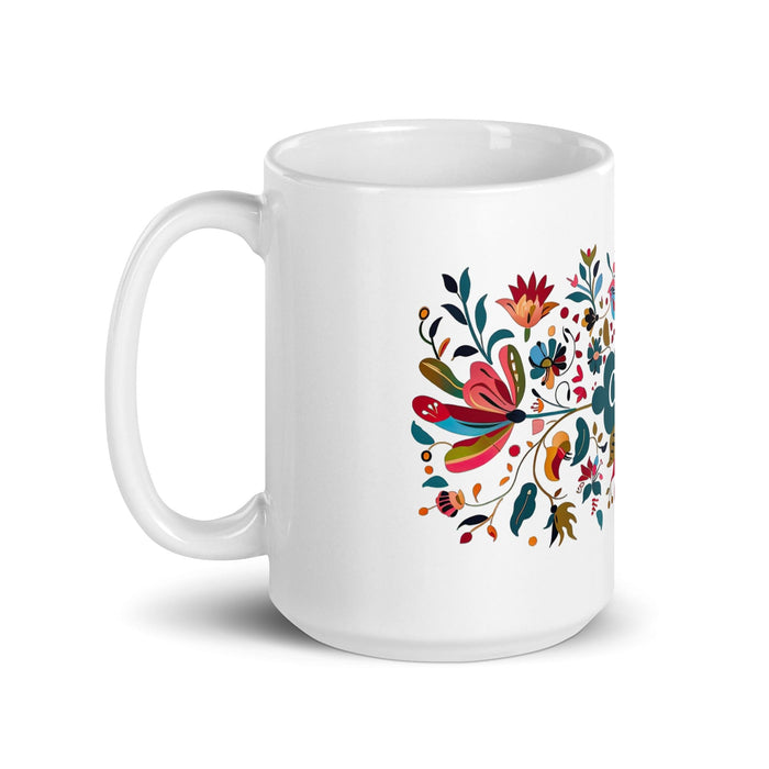 Cade Exclusive Name Art Piece Home Office Work Coffee Mug Mexican Spanish Pride Gift Cup One-Of-A-Kind Calligraphy White Glossy Mug | C5 Mexicada