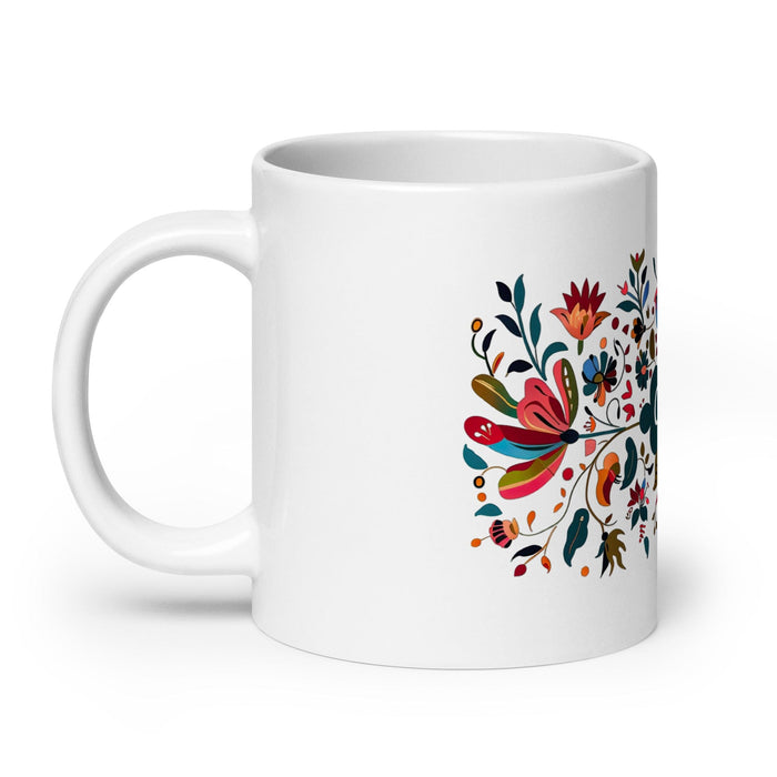 Cade Exclusive Name Art Piece Home Office Work Coffee Mug Mexican Spanish Pride Gift Cup One-Of-A-Kind Calligraphy White Glossy Mug | C5 Mexicada