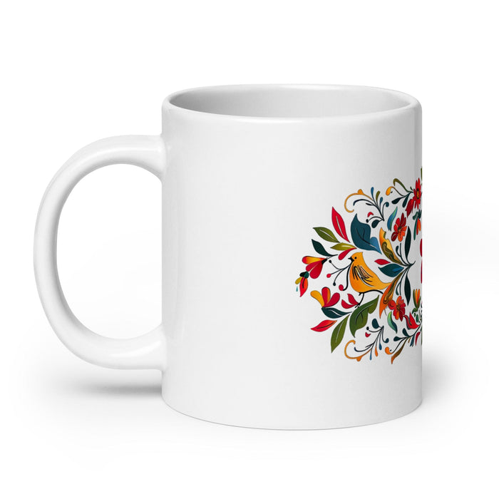 Cade Exclusive Name Art Piece Home Office Work Coffee Mug Mexican Spanish Pride Gift Cup One-Of-A-Kind Calligraphy White Glossy Mug | C6 Mexicada