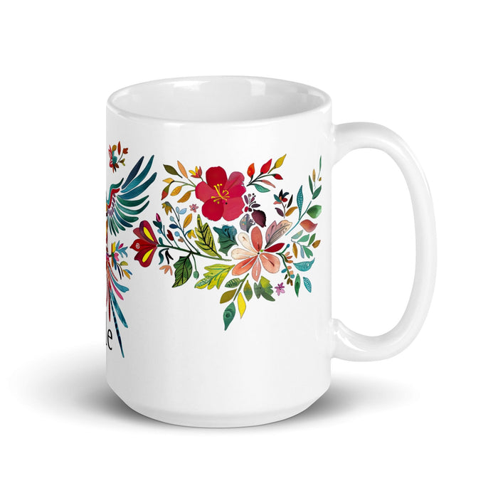 Cade Exclusive Name Art Piece Home Office Work Coffee Mug Mexican Spanish Pride Gift Cup One-Of-A-Kind Calligraphy White Glossy Mug | C7 Mexicada 15 oz