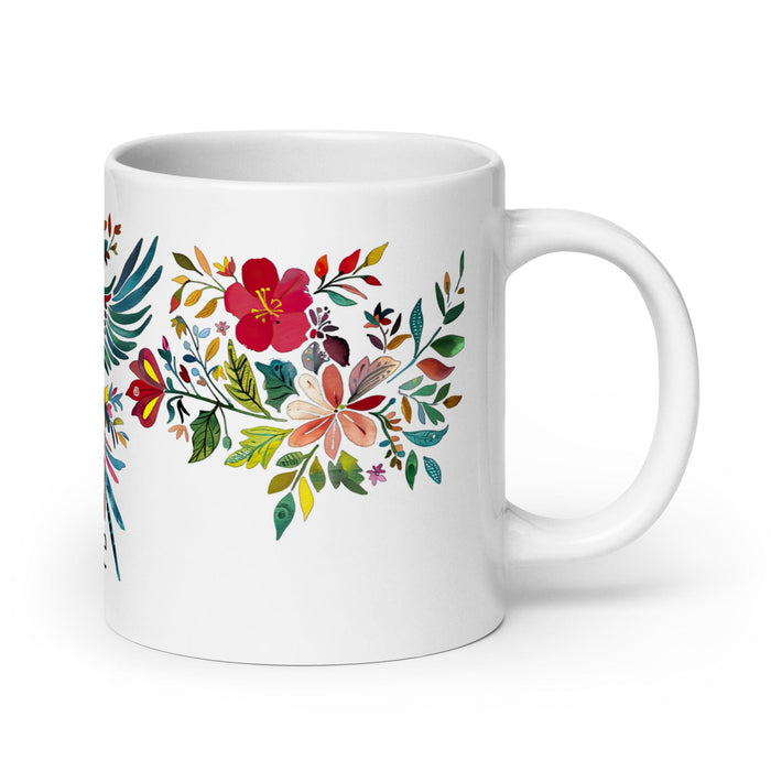 Cade Exclusive Name Art Piece Home Office Work Coffee Mug Mexican Spanish Pride Gift Cup One-Of-A-Kind Calligraphy White Glossy Mug | C7 Mexicada 20 oz