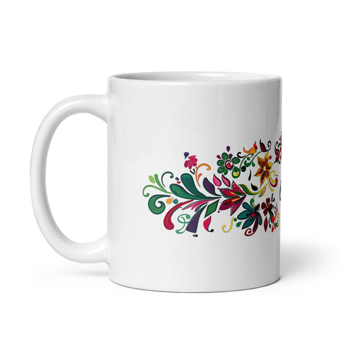 Cade Exclusive Name Art Piece Home Office Work Coffee Mug Mexican Spanish Pride Gift Cup One-Of-A-Kind Calligraphy White Glossy Mug | C9 Mexicada