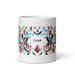 Caleb Exclusive Name Art Piece Home Office Work Coffee Mug Mexican Spanish Pride Gift Cup One-Of-A-Kind Calligraphy White Glossy Mug | C1 Mexicada