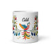 Caleb Exclusive Name Art Piece Home Office Work Coffee Mug Mexican Spanish Pride Gift Cup One-Of-A-Kind Calligraphy White Glossy Mug | C5 Mexicada