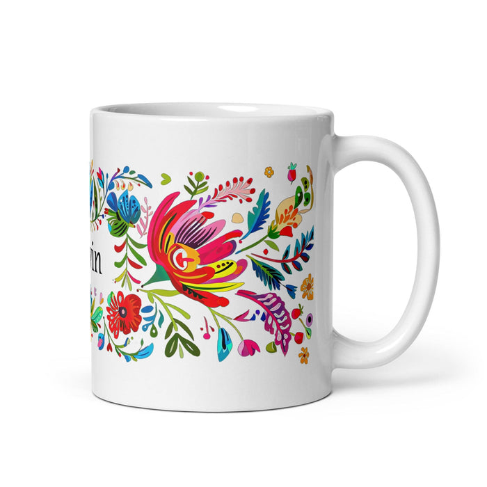 Calvin Exclusive Name Art Piece Home Office Work Coffee Mug Mexican Spanish Pride Gift Cup One-Of-A-Kind Calligraphy White Glossy Mug | C12 Mexicada 11 oz