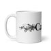 Calvin Exclusive Name Art Piece Home Office Work Coffee Mug Mexican Spanish Pride Gift Cup One-Of-A-Kind Calligraphy White Glossy Mug | C19 Mexicada