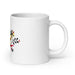 Calvin Exclusive Name Art Piece Home Office Work Coffee Mug Mexican Spanish Pride Gift Cup One-Of-A-Kind Calligraphy White Glossy Mug | C5 Mexicada 20 oz