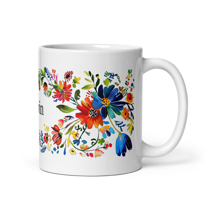 Calvin Exclusive Name Art Piece Home Office Work Coffee Mug Mexican Spanish Pride Gift Cup One-Of-A-Kind Calligraphy White Glossy Mug | C7 Mexicada 11 oz