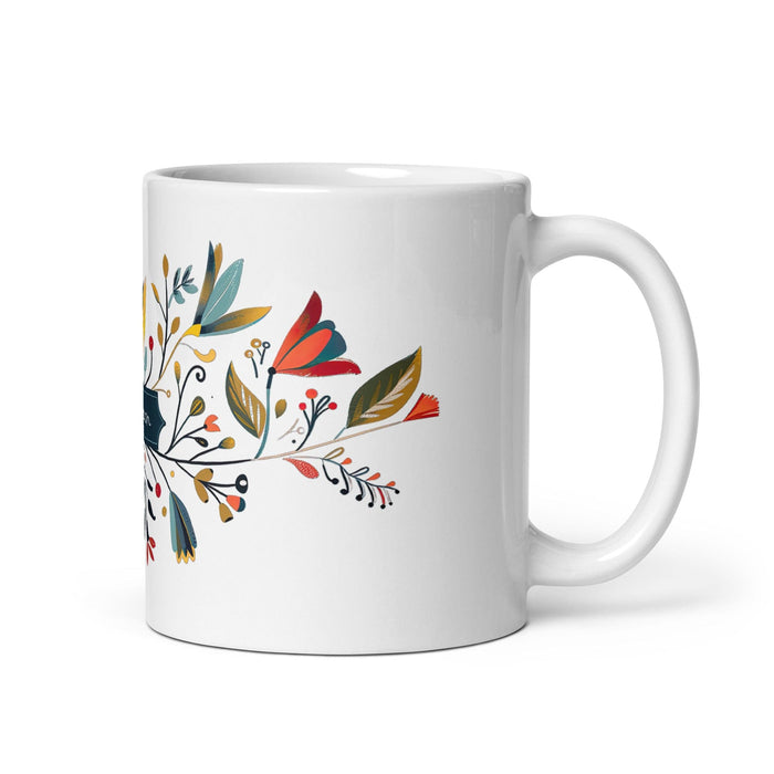 Cameron Exclusive Name Art Piece Home Office Work Coffee Mug Mexican Spanish Pride Gift Cup One-Of-A-Kind Calligraphy White Glossy Mug | C10 Mexicada 11 oz