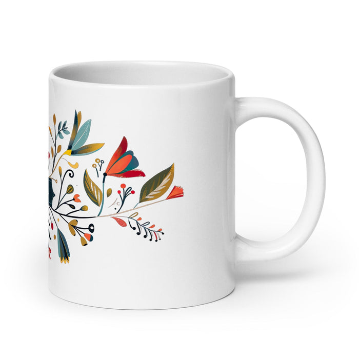 Cameron Exclusive Name Art Piece Home Office Work Coffee Mug Mexican Spanish Pride Gift Cup One-Of-A-Kind Calligraphy White Glossy Mug | C10 Mexicada 20 oz