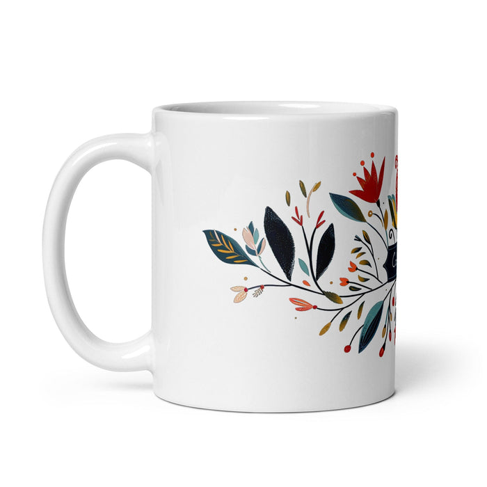 Cameron Exclusive Name Art Piece Home Office Work Coffee Mug Mexican Spanish Pride Gift Cup One-Of-A-Kind Calligraphy White Glossy Mug | C10 Mexicada