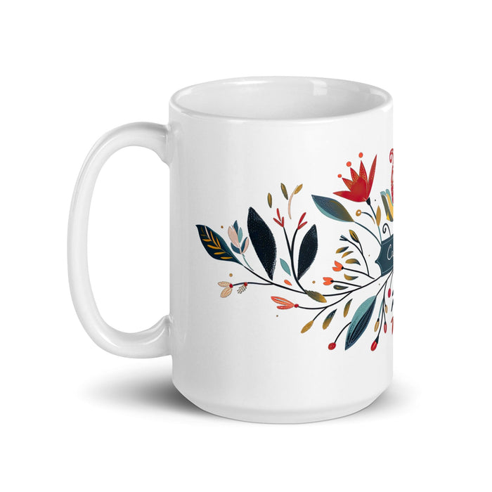 Cameron Exclusive Name Art Piece Home Office Work Coffee Mug Mexican Spanish Pride Gift Cup One-Of-A-Kind Calligraphy White Glossy Mug | C10 Mexicada