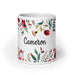 Cameron Exclusive Name Art Piece Home Office Work Coffee Mug Mexican Spanish Pride Gift Cup One-Of-A-Kind Calligraphy White Glossy Mug | C12 Mexicada