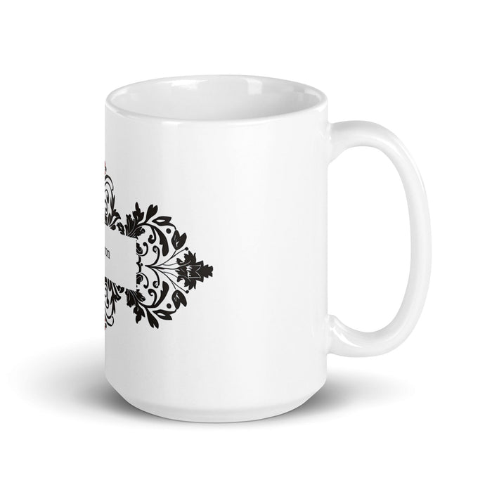 Cameron Exclusive Name Art Piece Home Office Work Coffee Mug Mexican Spanish Pride Gift Cup One-Of-A-Kind Calligraphy White Glossy Mug | C13 Mexicada 15 oz