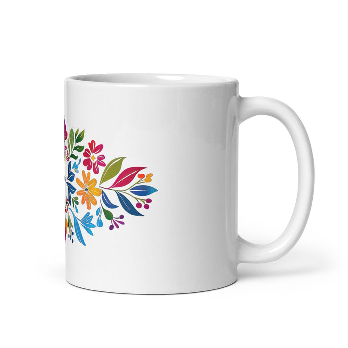 Camila Exclusive Name Art Piece Home Office Work Coffee Mug Mexican Spanish Pride Gift Cup One-Of-A-Kind Calligraphy White Glossy Mug | C18 Mexicada 11 oz