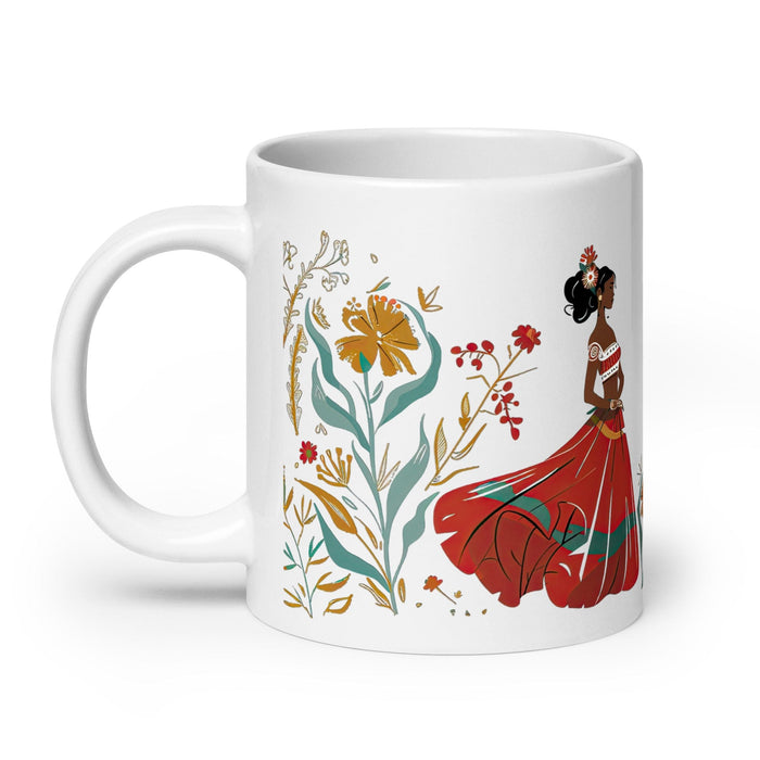 Camila Exclusive Name Art Piece Home Office Work Coffee Mug Mexican Spanish Pride Gift Cup One-Of-A-Kind Calligraphy White Glossy Mug | C22 Mexicada