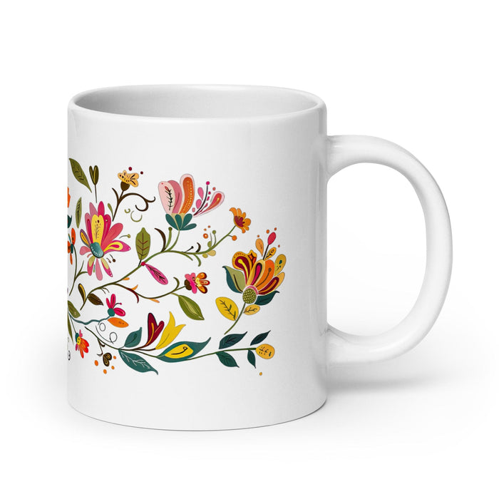 Camila Exclusive Name Art Piece Home Office Work Coffee Mug Mexican Spanish Pride Gift Cup One-Of-A-Kind Calligraphy White Glossy Mug | C23 Mexicada 20 oz