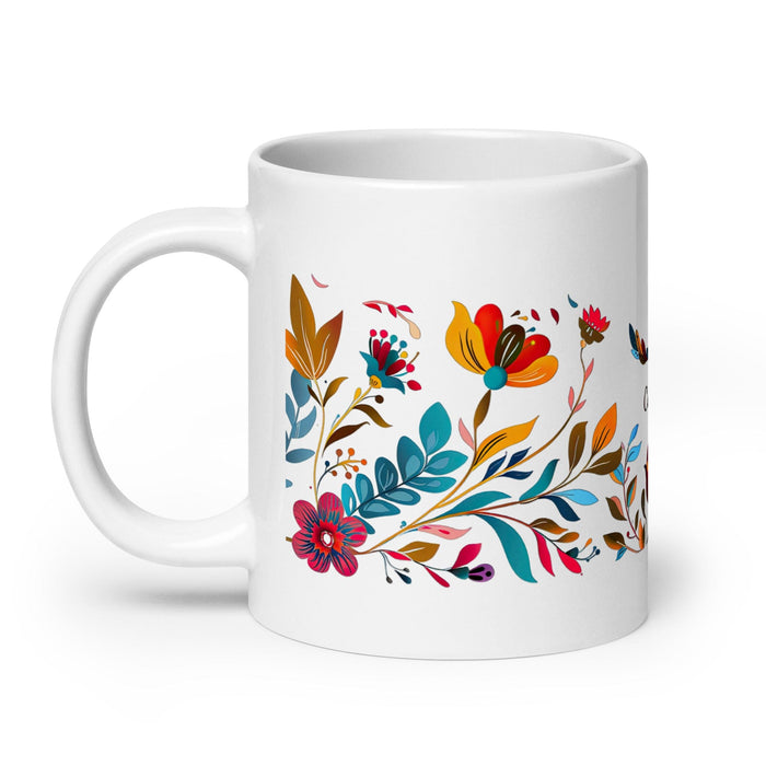 Camila Exclusive Name Art Piece Home Office Work Coffee Mug Mexican Spanish Pride Gift Cup One-Of-A-Kind Calligraphy White Glossy Mug | C25 Mexicada