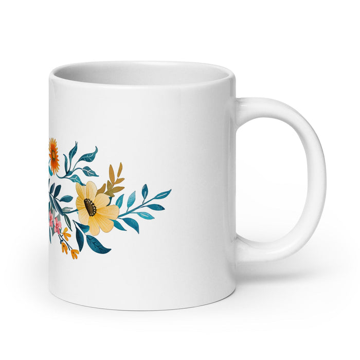 Camila Exclusive Name Art Piece Home Office Work Coffee Mug Mexican Spanish Pride Gift Cup One-Of-A-Kind Calligraphy White Glossy Mug | C7 Mexicada 20 oz