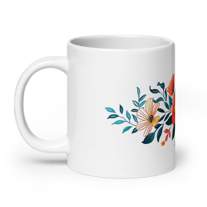 Camila Exclusive Name Art Piece Home Office Work Coffee Mug Mexican Spanish Pride Gift Cup One-Of-A-Kind Calligraphy White Glossy Mug | C7 Mexicada