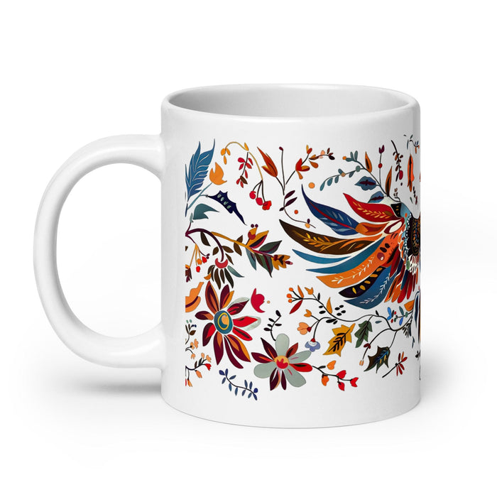 Camilo Exclusive Name Art Piece Home Office Work Coffee Mug Mexican Spanish Pride Gift Cup One-Of-A-Kind Calligraphy White Glossy Mug | C11 Mexicada