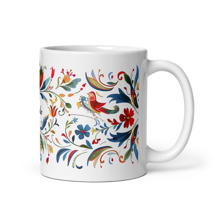 Camilo Exclusive Name Art Piece Home Office Work Coffee Mug Mexican Spanish Pride Gift Cup One-Of-A-Kind Calligraphy White Glossy Mug | C12 Mexicada 11 oz