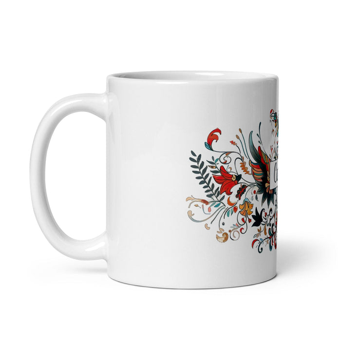 Camilo Exclusive Name Art Piece Home Office Work Coffee Mug Mexican Spanish Pride Gift Cup One-Of-A-Kind Calligraphy White Glossy Mug | C2 Mexicada