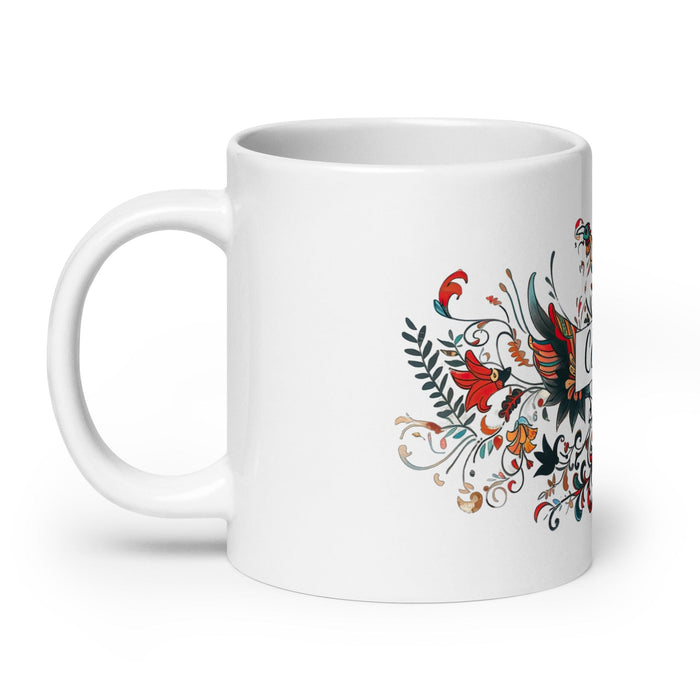 Camilo Exclusive Name Art Piece Home Office Work Coffee Mug Mexican Spanish Pride Gift Cup One-Of-A-Kind Calligraphy White Glossy Mug | C2 Mexicada