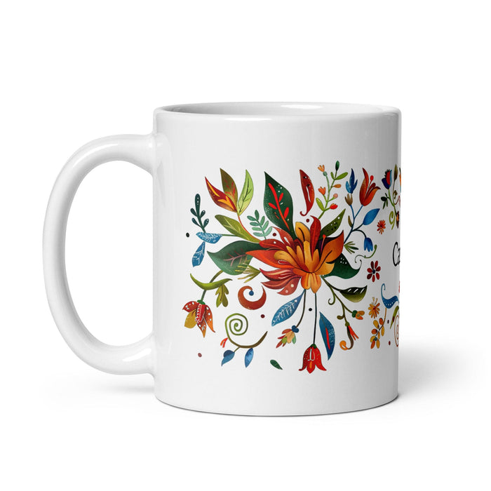 Camilo Exclusive Name Art Piece Home Office Work Coffee Mug Mexican Spanish Pride Gift Cup One-Of-A-Kind Calligraphy White Glossy Mug | C22 Mexicada