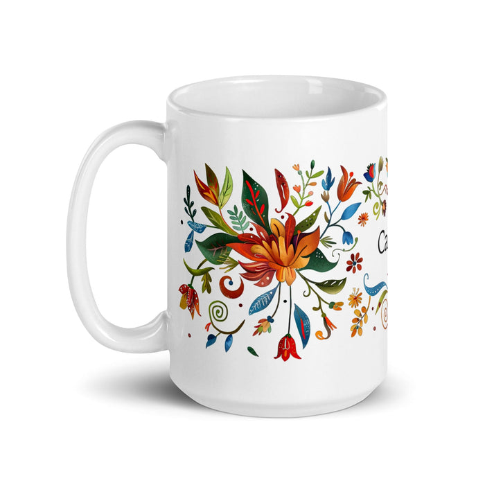 Camilo Exclusive Name Art Piece Home Office Work Coffee Mug Mexican Spanish Pride Gift Cup One-Of-A-Kind Calligraphy White Glossy Mug | C22 Mexicada