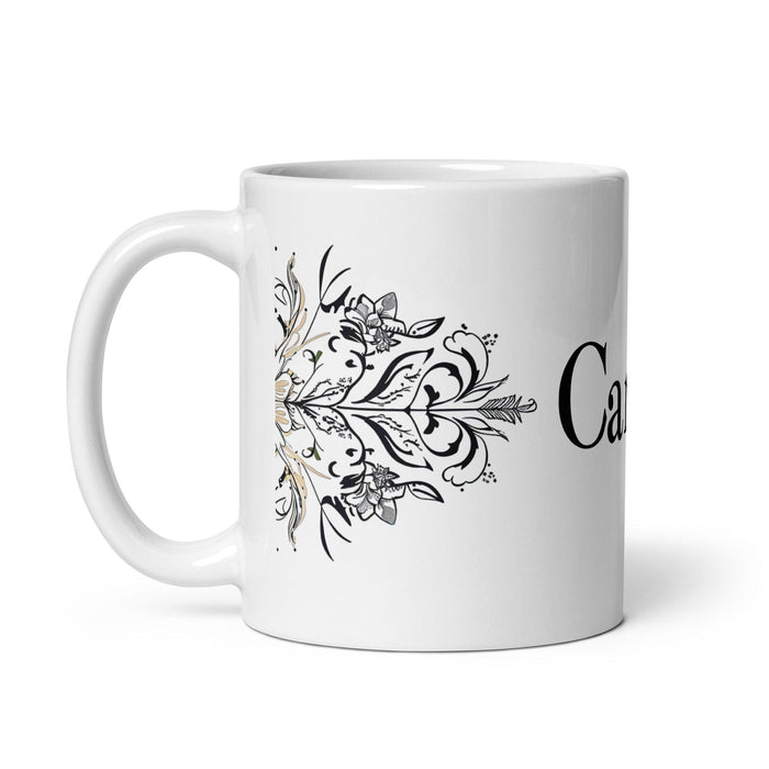 Camilo Exclusive Name Art Piece Home Office Work Coffee Mug Mexican Spanish Pride Gift Cup One-Of-A-Kind Calligraphy White Glossy Mug | C23 Mexicada