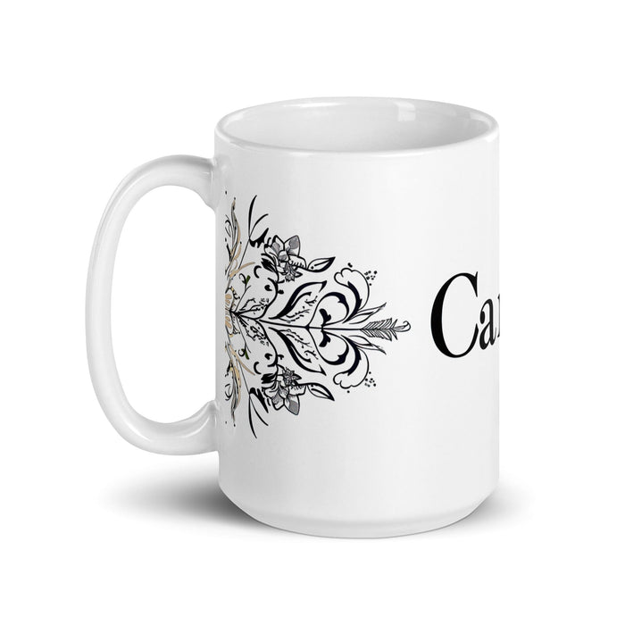 Camilo Exclusive Name Art Piece Home Office Work Coffee Mug Mexican Spanish Pride Gift Cup One-Of-A-Kind Calligraphy White Glossy Mug | C23 Mexicada