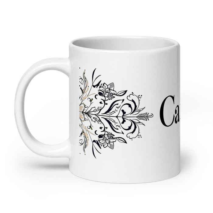 Camilo Exclusive Name Art Piece Home Office Work Coffee Mug Mexican Spanish Pride Gift Cup One-Of-A-Kind Calligraphy White Glossy Mug | C23 Mexicada