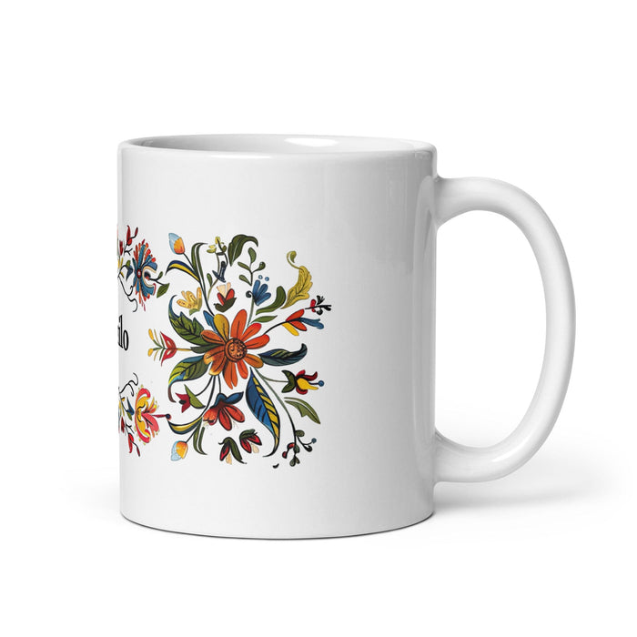 Camilo Exclusive Name Art Piece Home Office Work Coffee Mug Mexican Spanish Pride Gift Cup One-Of-A-Kind Calligraphy White Glossy Mug | C24 Mexicada 11 oz