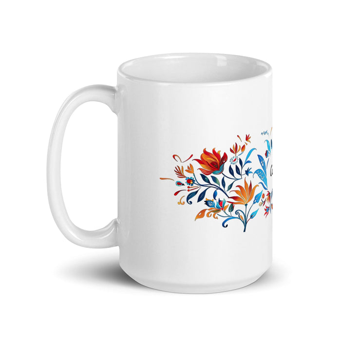 Camilo Exclusive Name Art Piece Home Office Work Coffee Mug Mexican Spanish Pride Gift Cup One-Of-A-Kind Calligraphy White Glossy Mug | C25 Mexicada