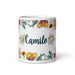 Camilo Exclusive Name Art Piece Home Office Work Coffee Mug Mexican Spanish Pride Gift Cup One-Of-A-Kind Calligraphy White Glossy Mug | C6 Mexicada