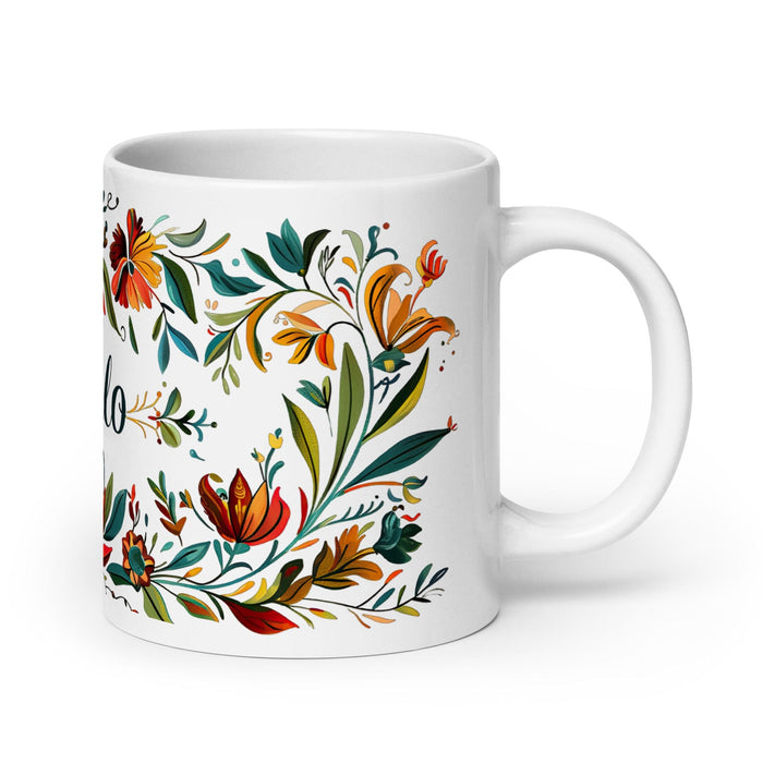 Camilo Exclusive Name Art Piece Home Office Work Coffee Mug Mexican Spanish Pride Gift Cup One-Of-A-Kind Calligraphy White Glossy Mug | C9 Mexicada 20 oz