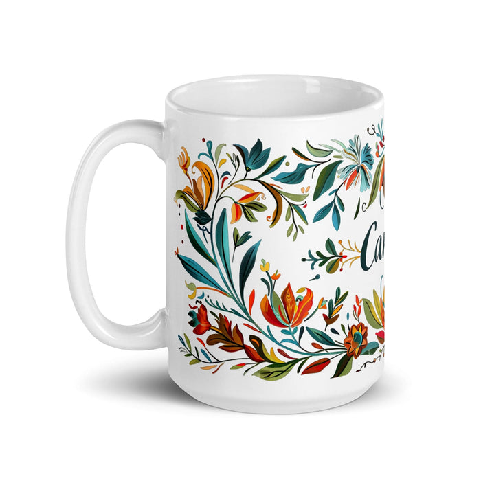 Camilo Exclusive Name Art Piece Home Office Work Coffee Mug Mexican Spanish Pride Gift Cup One-Of-A-Kind Calligraphy White Glossy Mug | C9 Mexicada