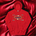 Campeón Exclusive Art Piece Home Office Work Mexican Spanish Pride Gift One-Of-A-Kind Unisex Hoodie | C1 Mexicada Red / S