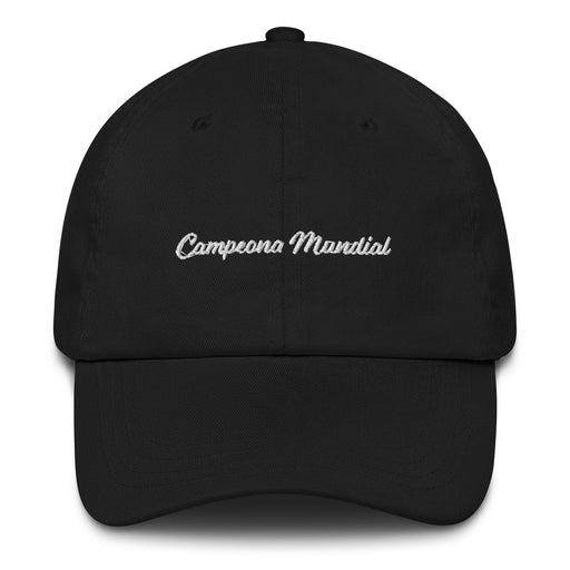 Campeona Mundial Embroidered Dad Hat | World Champion, Victory, Strength, Champion, C5 Mexicada