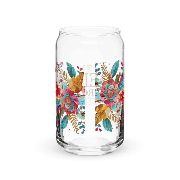 Pieza de arte exclusiva de El Verga, vaso de vidrio con forma de lata para el hogar, la oficina, el trabajo, el orgullo mexicano, el regalo, vaso de vidrio con caligrafía único en su tipo | E11