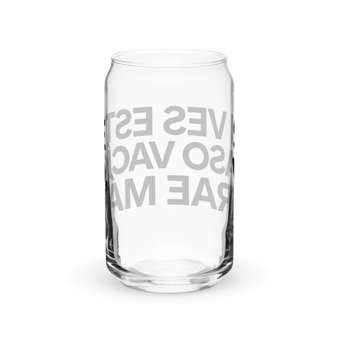 Si Ves Este Vaso Vacío, Trae Más Exklusives Kunstwerk, Dosenförmiges Glas, Homeoffice, Arbeit, mexikanischer und spanischer Stolz, Geschenktasse, einzigartiges Kalligraphieglas | S3