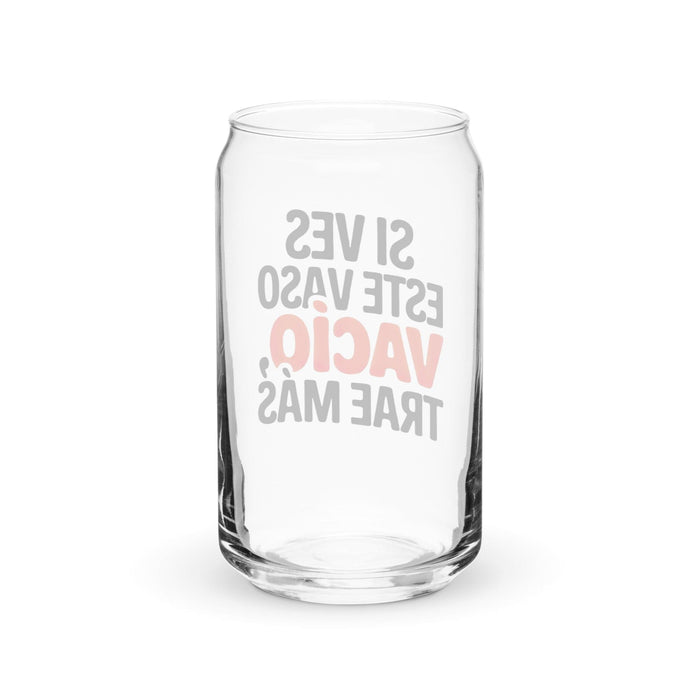 Si Ves Este Vaso Vacío, Trae Más Exklusives Kunstwerk, Dosenförmiges Glas, Homeoffice, Arbeit, mexikanischer und spanischer Stolz, Geschenktasse, einzigartiges Kalligraphieglas | S18