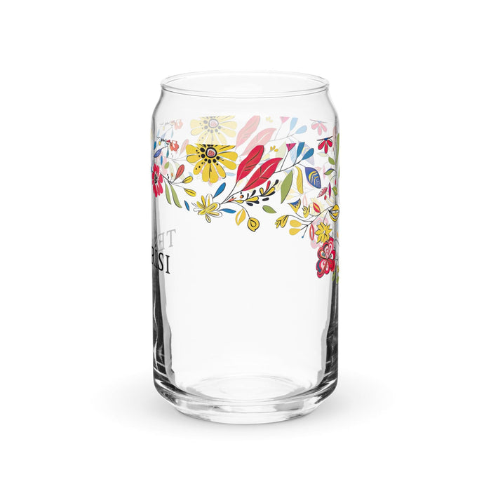 Pièce d'art exclusive Teikirisi en verre en forme de canette pour la maison, le bureau, le travail, la fierté mexicaine et espagnole, tasse cadeau, verre de calligraphie unique en son genre | T2