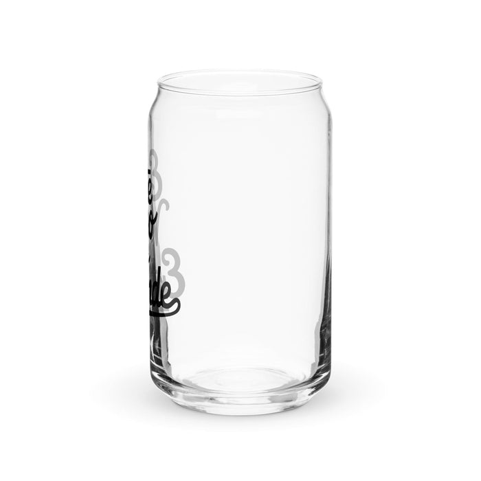 Este Vaso Me Entiende – Exklusives Kunstwerk – Dosenförmiges Glas für Zuhause, Büro, Arbeit, mexikanischer und spanischer Stolz – Geschenktasse – Einzigartiges Kalligraphieglas | E27