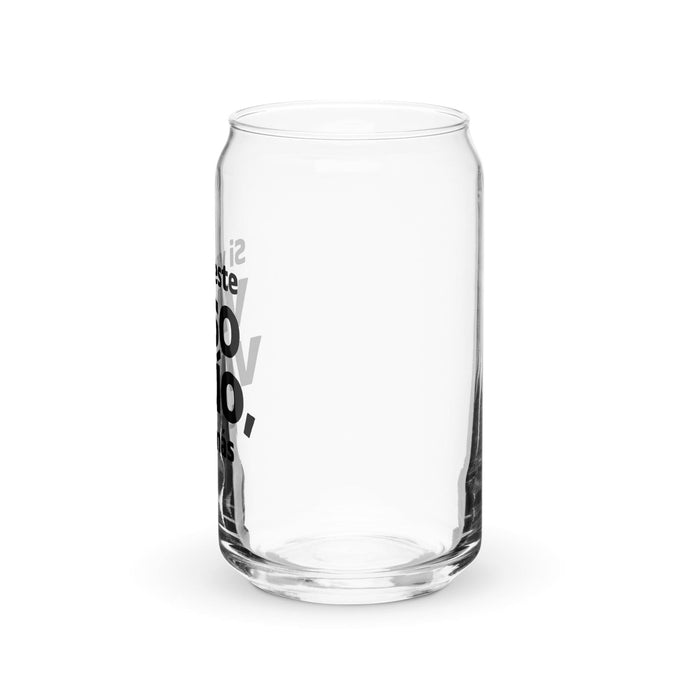 Si Ves Este Vaso Vacío, Trae Más Exklusives Kunstwerk Dosenförmiges Glas für Zuhause, Büro, Arbeit, mexikanischer und spanischer Stolz, Geschenktasse, einzigartiges Kalligraphieglas | S2