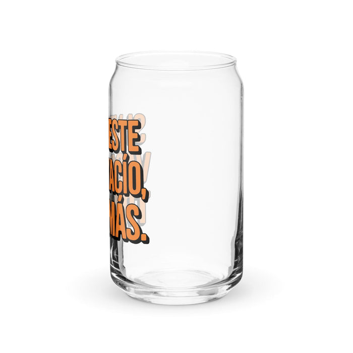 Si Ves Este Vaso Vacío, Trae Más Exklusives Kunstwerk, Dosenförmiges Glas, Homeoffice, Arbeit, mexikanischer und spanischer Stolz, Geschenktasse, einzigartiges Kalligraphieglas | S45