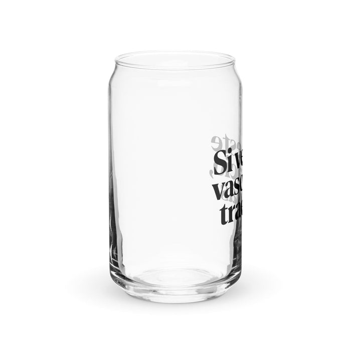 Si Ves Este Vaso Vacío, Trae Más Exklusives Kunstwerk, Dosenförmiges Glas, Homeoffice, Arbeit, mexikanischer und spanischer Stolz, Geschenktasse, einzigartiges Kalligraphieglas | S1