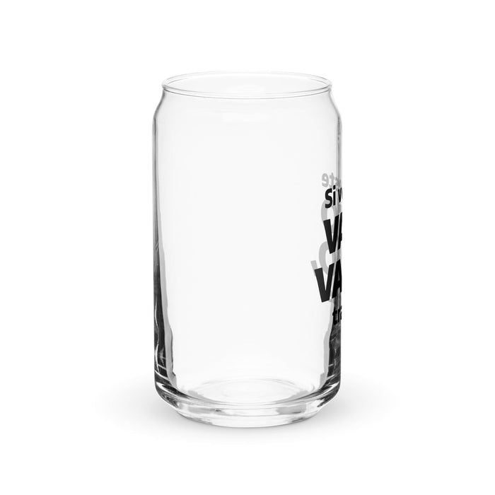 Si Ves Este Vaso Vacío, Trae Más Exklusives Kunstwerk Dosenförmiges Glas für Zuhause, Büro, Arbeit, mexikanischer und spanischer Stolz, Geschenktasse, einzigartiges Kalligraphieglas | S2