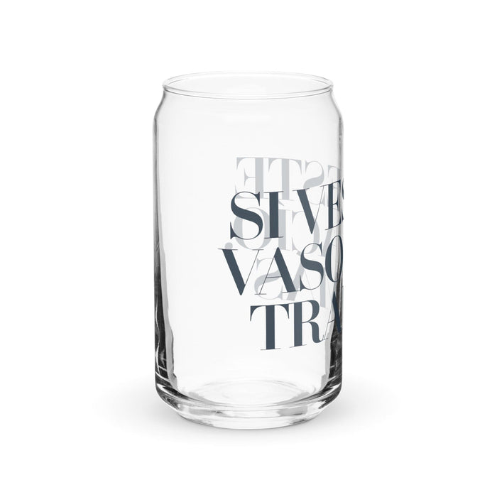 Si Ves Este Vaso Vacío, Trae Más Exklusives Kunstwerk, Dosenförmiges Glas, Homeoffice, Arbeit, mexikanischer und spanischer Stolz, Geschenktasse, einzigartiges Kalligraphieglas | S27